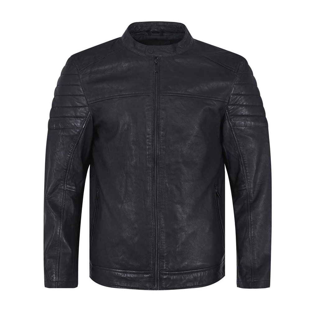 Cropped Faux leather Jacket